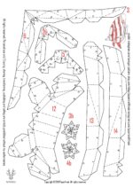 Papercraft de peixe-borboleta em origami 3D