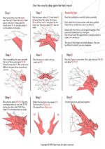 Papercraft Smaug dragon from Lord of the Rings in 3D origami