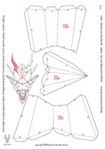 Papercraft Smaug dragon from Lord of the Rings in 3D origami