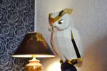 Papercraft of owl in 3D origami