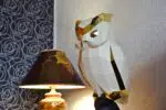 Papercraft di gufo in origami 3D, montato