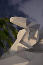 Papercraft of Medusa Gorgon in 3D origami