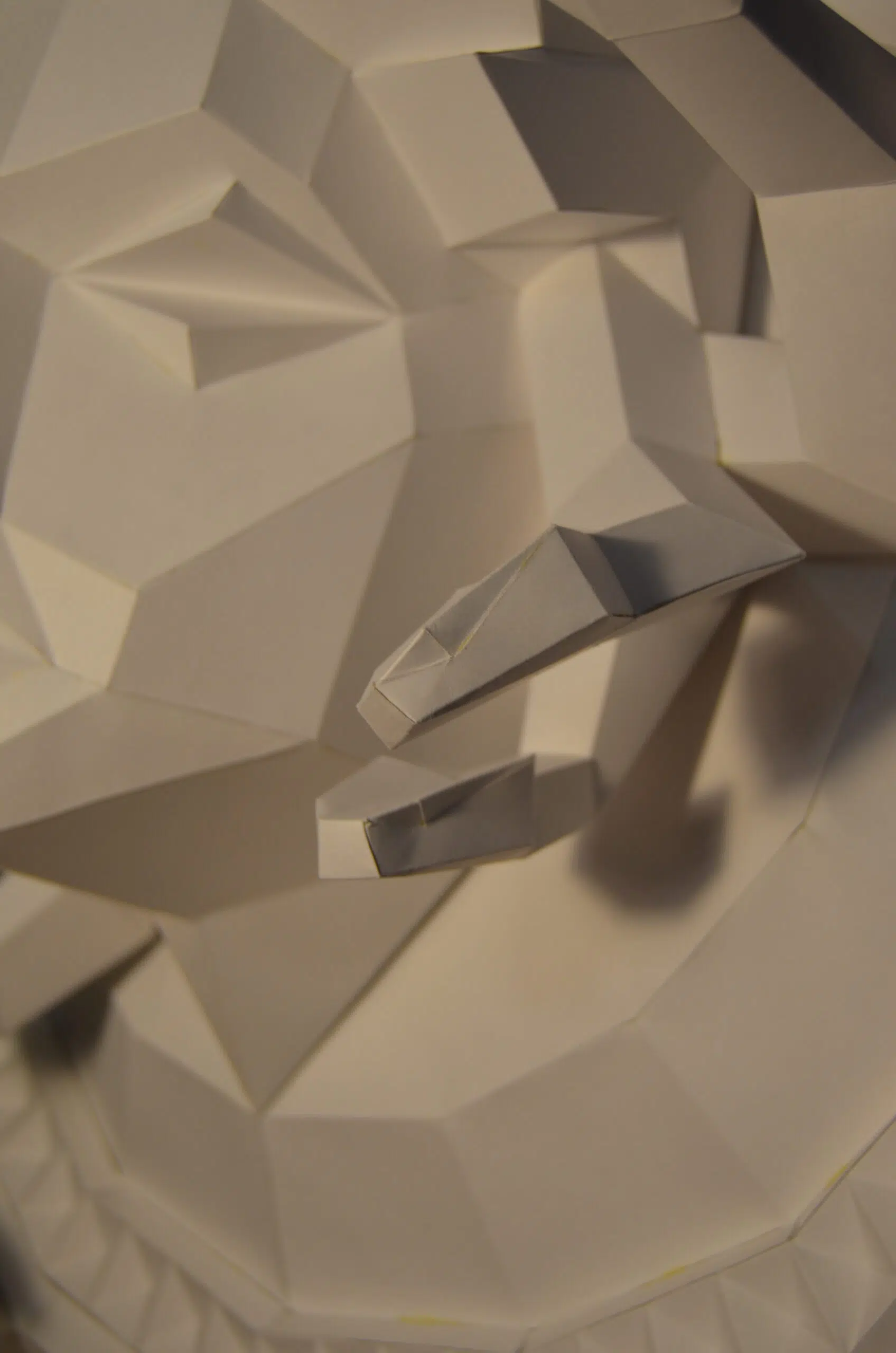 Méduse Gorgone papercraft 3D, weergave 14