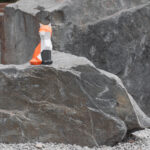 Papercraft of small fox in origami