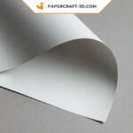 Papel gris acero 160g A4 - Hoja de cartón para origami y papercraft