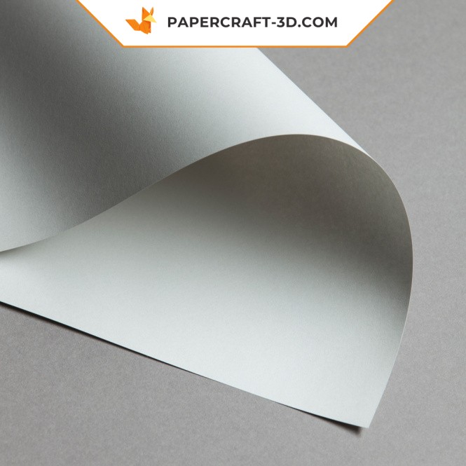 Steel gray paper 160g A4 - Cardboard sheet for origami and papercraft