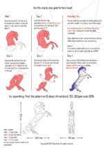 Papercraft of rearing horse in origami