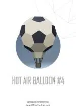 Set papercraft luchtballonnen in 3D origami, weergave 7