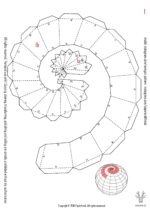 Papercraft de balão de ar quente em origami 3D