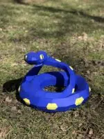 Papercraft serpente pitone vipera in origami