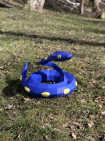 Papercraft python snake in origami 3D