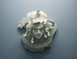 Papercraft of Medusa Gorgon in 3D origami