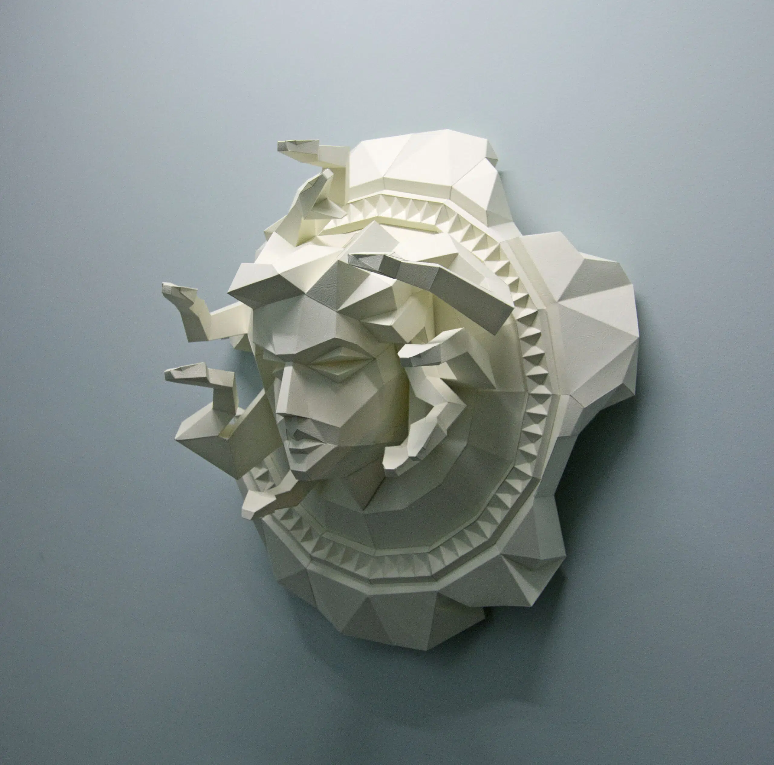 Méduse Gorgone papercraft 3D, weergave 8