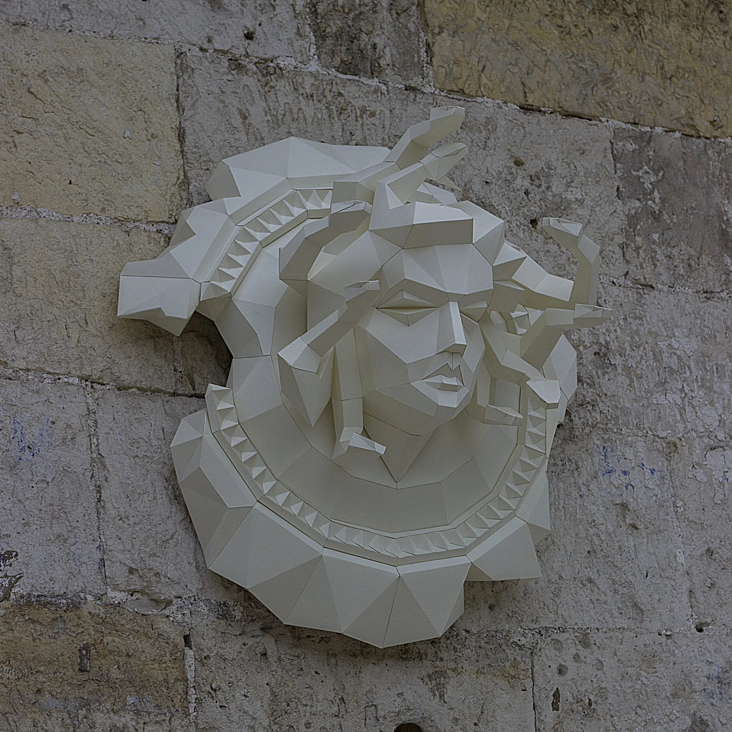 Méduse Gorgone papercraft 3D, weergave 9