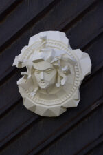 Papercraft of Medusa Gorgon in 3D origami