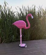 Papercraft mehrere Flamingos in 3D-Origami