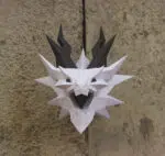 Smaug 3D origami draak, weergave 14
