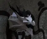 Smaug 3D origami draak, weergave 5