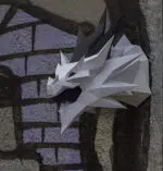 Smaug 3D origami draak, weergave 7