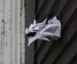 Smaug 3D origami draak, weergave 9