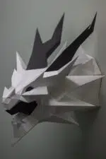 Smaug 3D origami draak, weergave 11