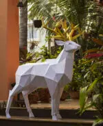 Origami 3D hert in papier, weergave 11
