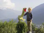 Papercraft cabeza de raptor Jurassic Park en origami