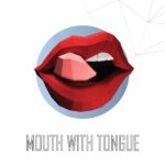 Papercraft lèvres Rolling Stones en origami 3D