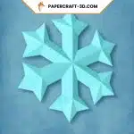 Papercraft free snowflake origami