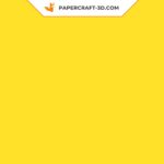 Papercraft yellow sun paper for origami
