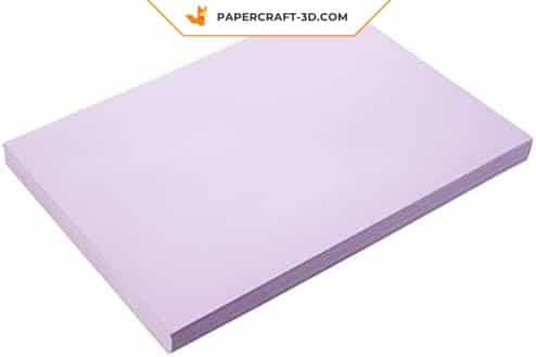 Papercraft lilac paper - A4 origami cardstock