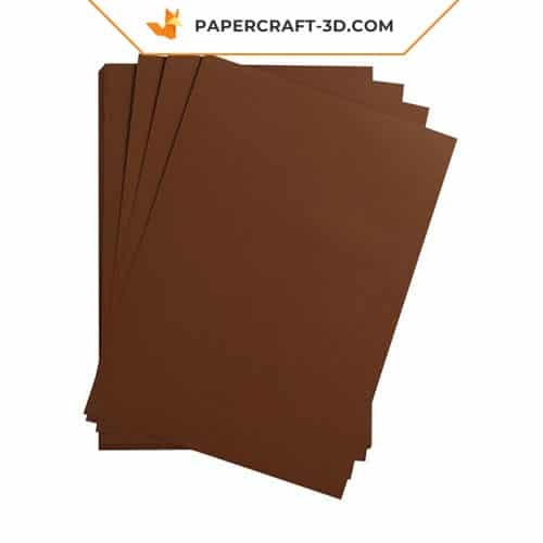 Papercraft brown paper 160g A4 for origami