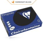 Papercraft carta nera 160g A4 - foglio per origami