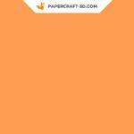 Papercraft orange paper 160g A4 for origami
