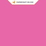 Papercraft pink fuchsia paper 160g A4 - Origami cardstock