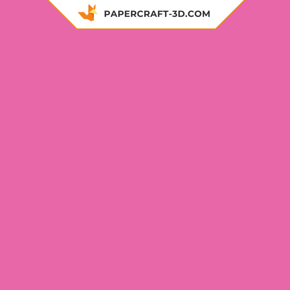 Papercraft pink fuchsia paper 160g A4 - Origami cardstock