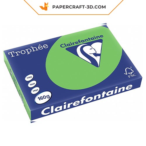 Papercraft mint green paper 160g A4 for origami