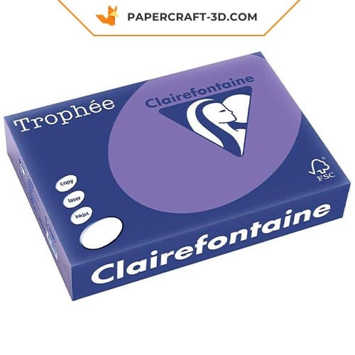 Papercraft violet paper 160g A4 for origami