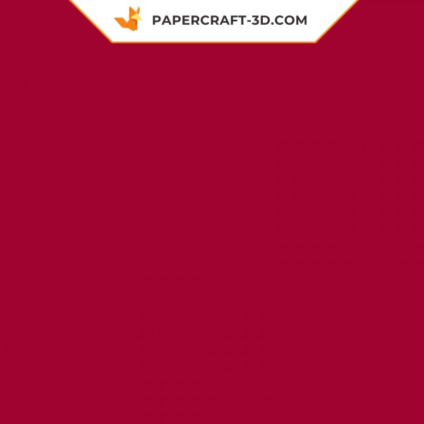 Papercraft red currant paper for origami