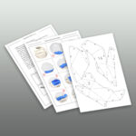 Papercraft vaso rotondo in origami 3D