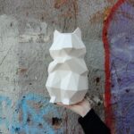 Papercraft de hamster en origami 3D