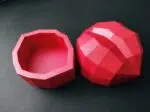 3D origami dozen hart en lippen, weergave 11