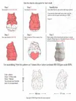Hamster papercraft 3D, weergave 9