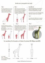 Papercraft animaux d'Afrique en origami 3D - Pack 4-en-1