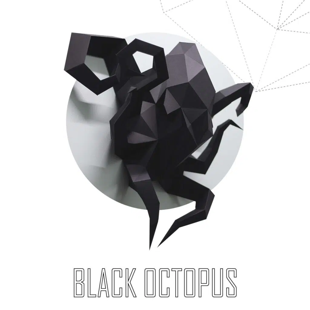 Papercraft poulpe Kraken en origami