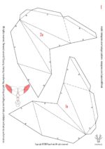 Papiroflexia 3D cola de delfín