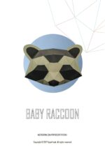 3D papercraft baby pack: panda, rabbit, lion, penguin and more
