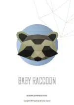 Pakket 3D dierenbaby’s in origami, weergave 8
