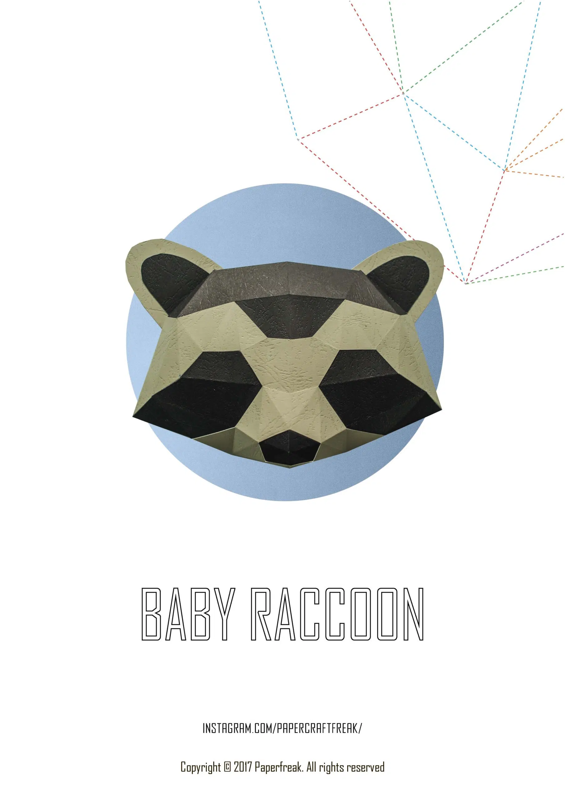 Pakket 3D dierenbaby’s in origami, weergave 8