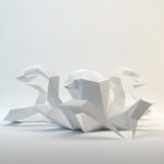 Papercraft Kraken octopus in origami